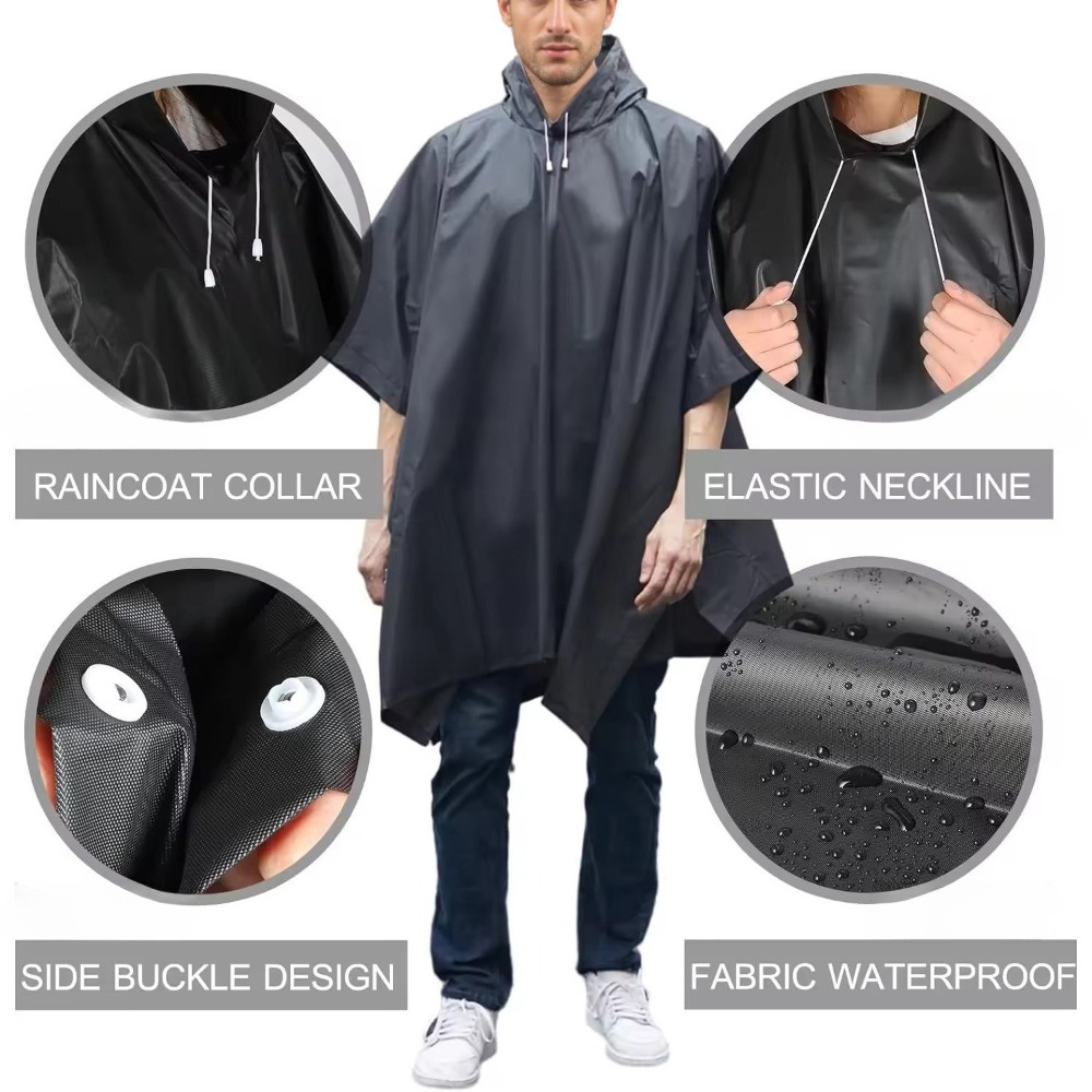 3 in 1 Waterproof Rain Poncho  - огляд і ціна Emergency Poncho Rain
