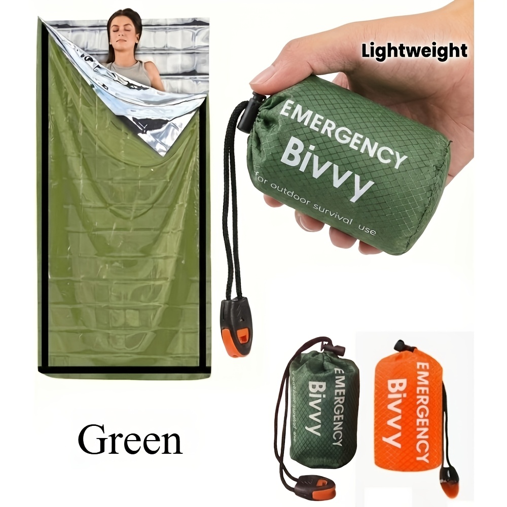 3Pcs Emergency Sleeping Bag Ki - огляд і ціна Bivy Bag Emergency