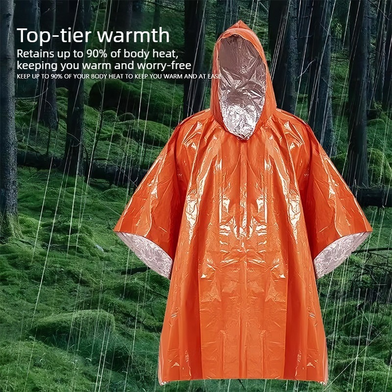 1-10PCS Emergency Rain Poncho  - огляд і ціна Emergency Poncho Rain